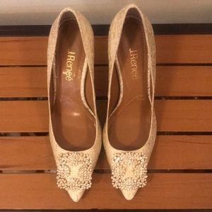 Manolo inspired pointy fancy sparkly heels